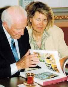 Thor and Jacqueline Heyerdahl in Baku