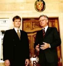 Knut Vollebaek and Ambassador to Azerbaijan Olav Berstad