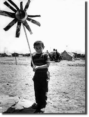 Refugee kid in Azerbaijan