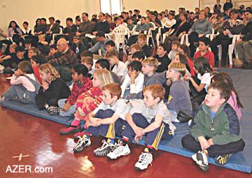 Students at the International School in Baku