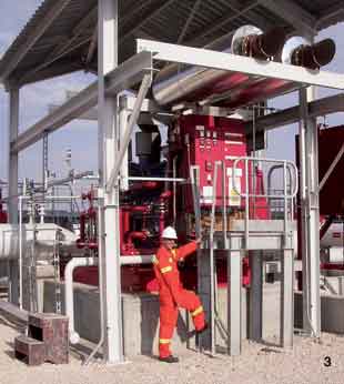 Ceyhan Terminal at the Turkish Mediterranean part, final destination point of BTC (Baku-Tbilisi-Ceyhan) pipeline. Part is being readied for the ACG (Azeri-Chirag-Gunashli). Photos: BP. 