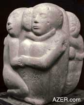 Family by Fazil Najafov, bronze